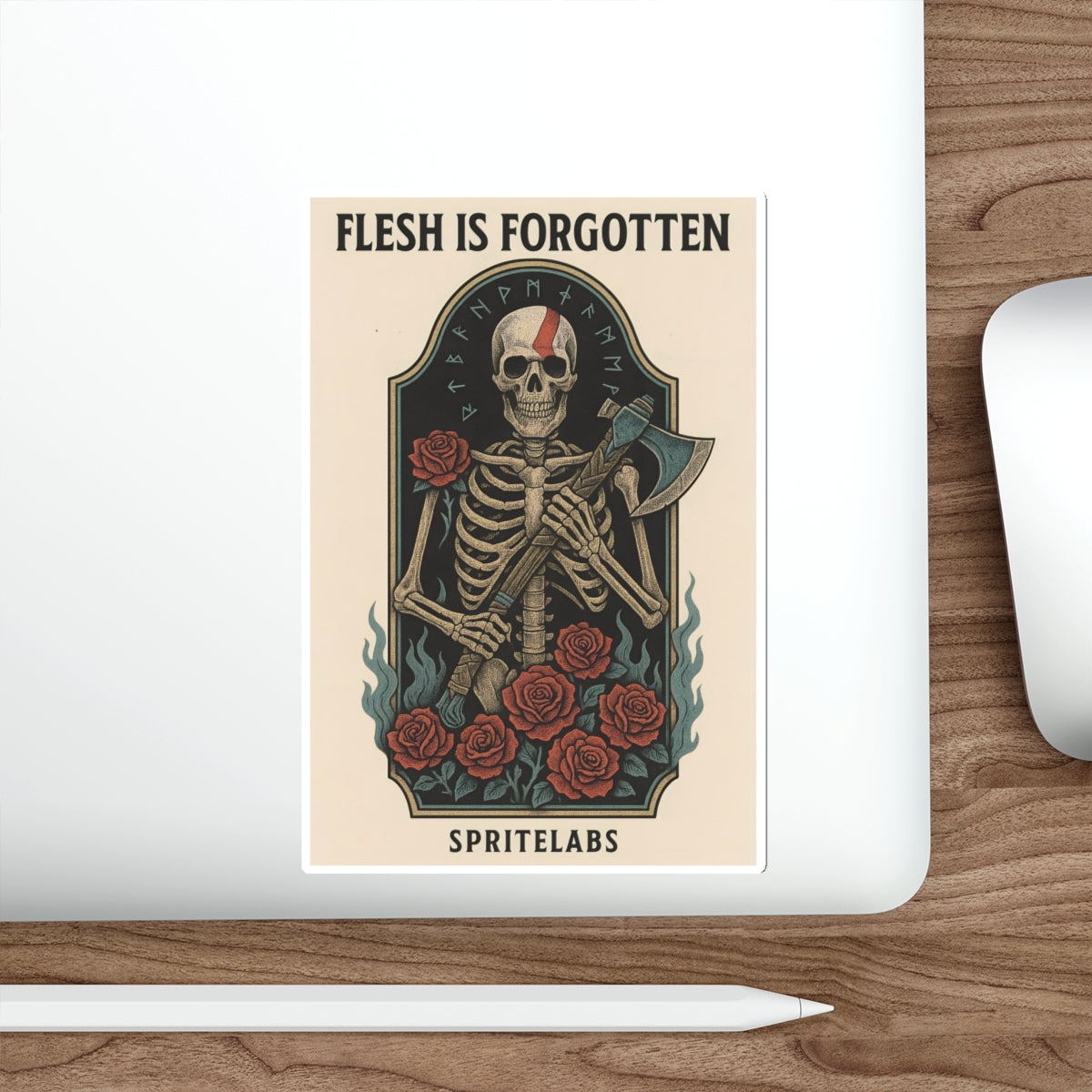 Flesh Is Forgotten Die-Cut Stickers