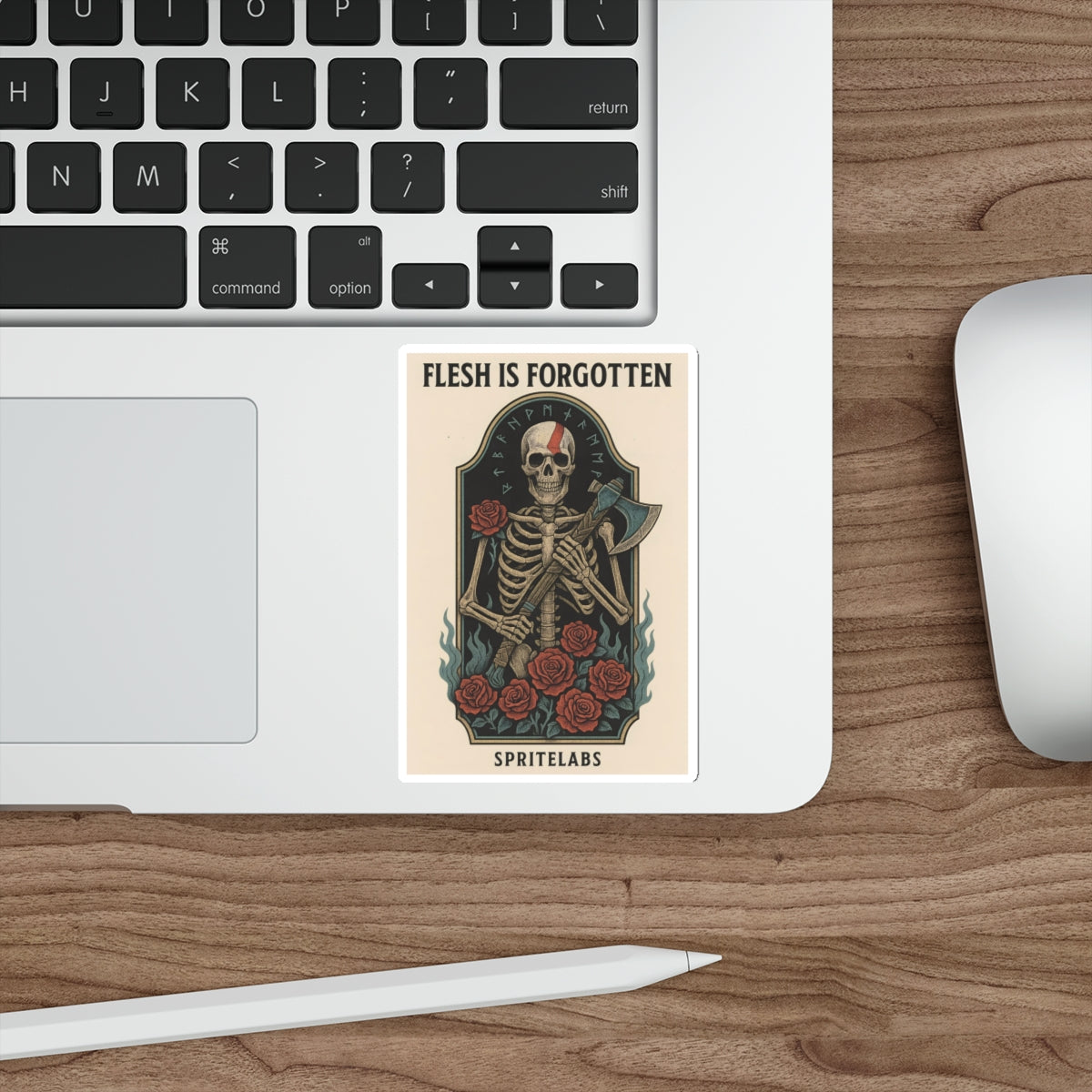 Flesh Is Forgotten Die-Cut Stickers