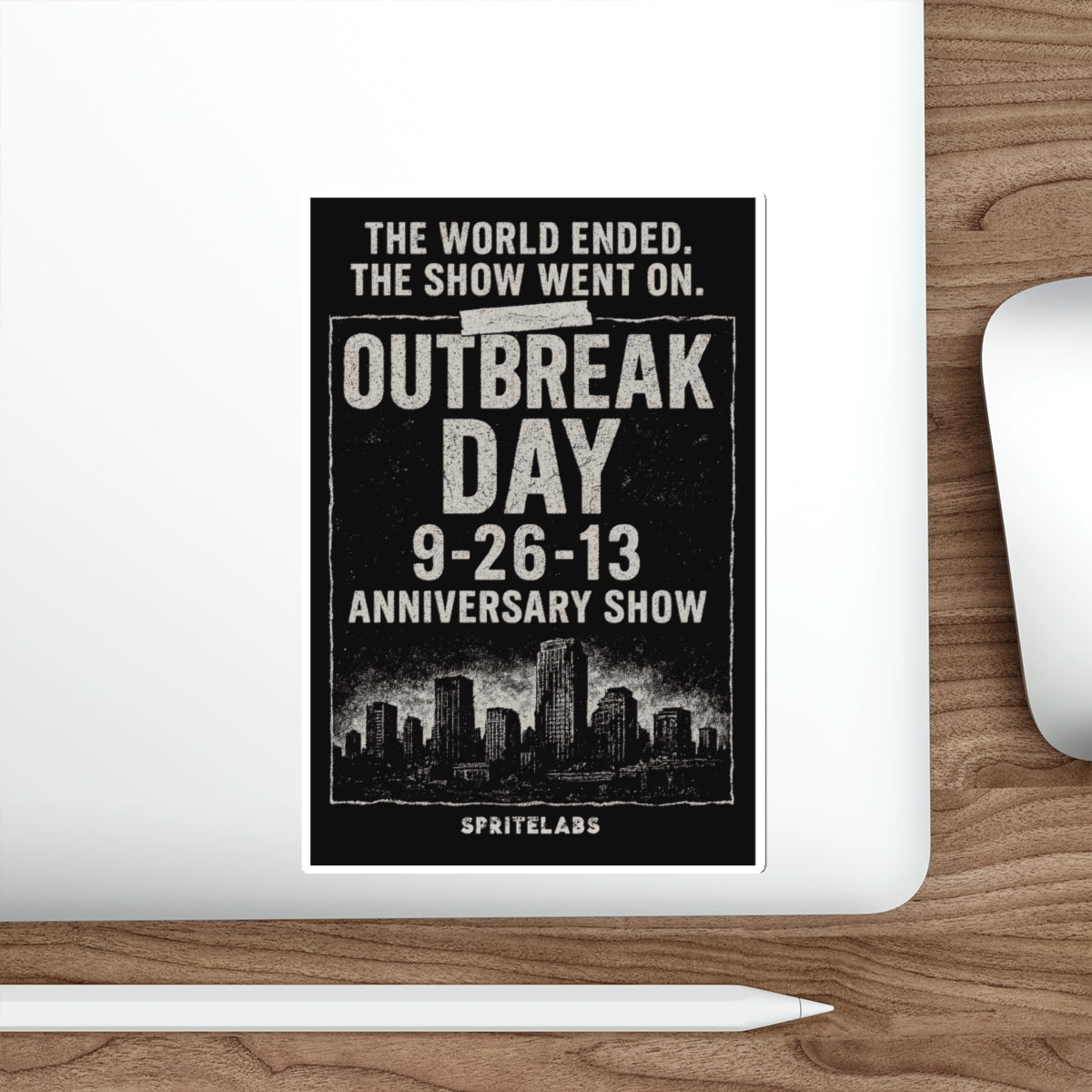 Outbreak Day Die-Cut Stickers