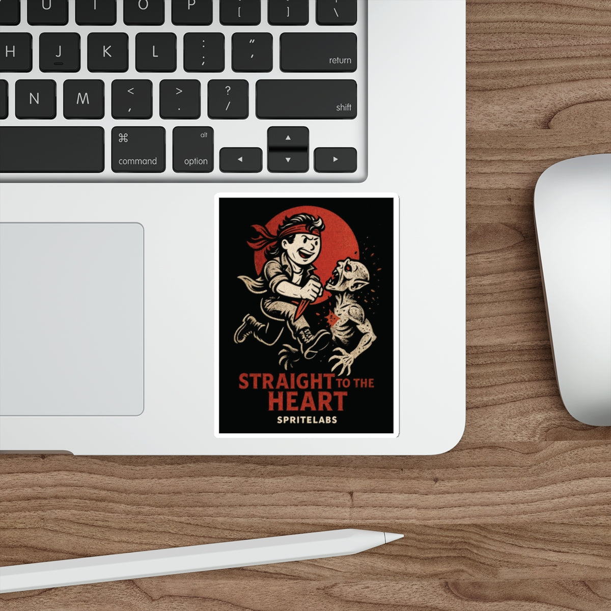 Straight To The Heart Die-Cut Stickers
