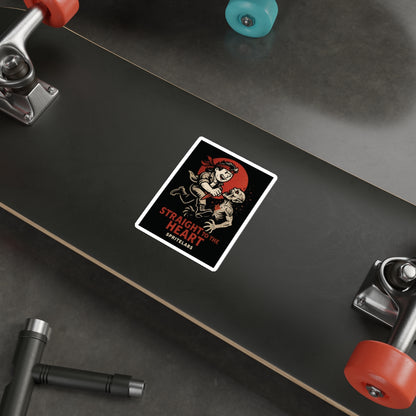 Straight To The Heart Die-Cut Stickers