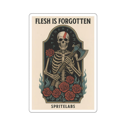 Flesh Is Forgotten Die-Cut Stickers