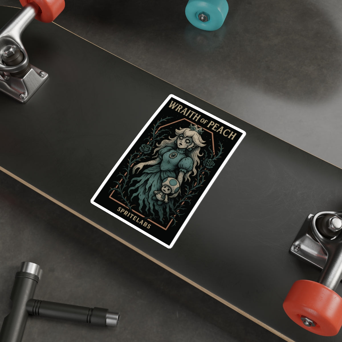 Wraith Of Peach Die-Cut Stickers