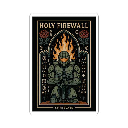 Holy Firewall Die-Cut Stickers