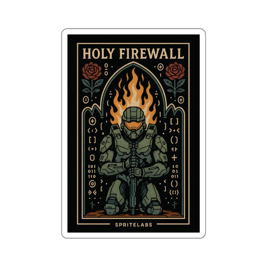 Holy Firewall Die-Cut Stickers
