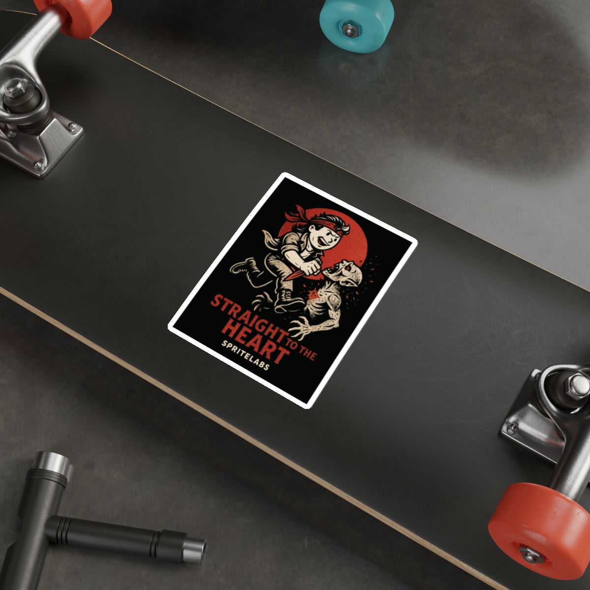 Straight To The Heart Die-Cut Stickers