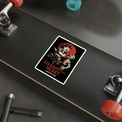 Straight To The Heart Die-Cut Stickers