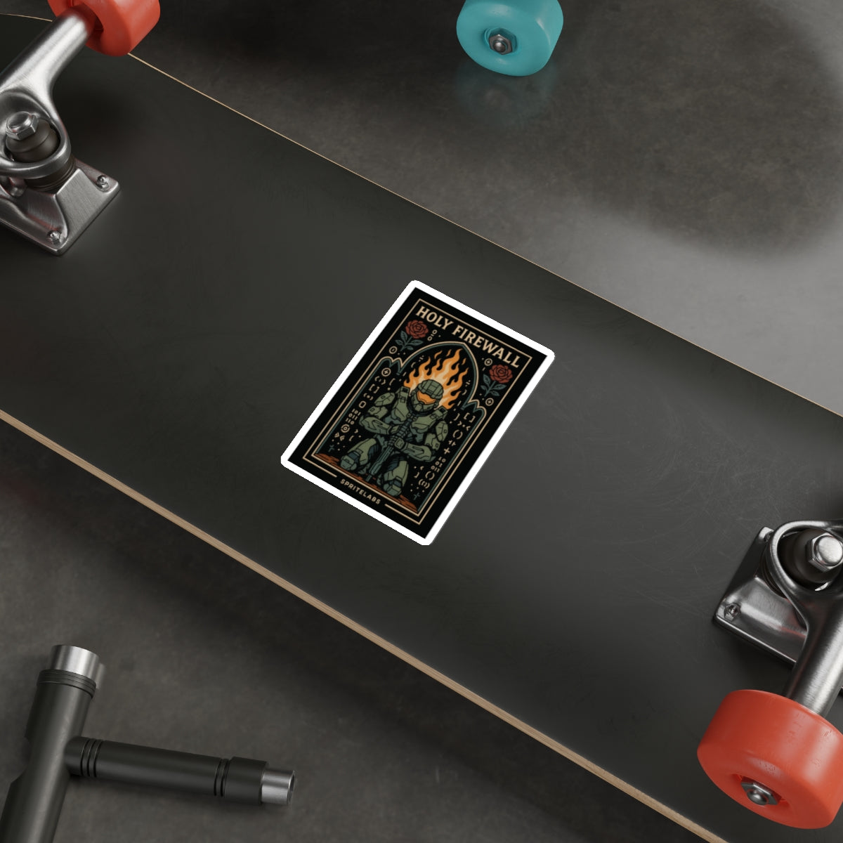 Holy Firewall Die-Cut Stickers