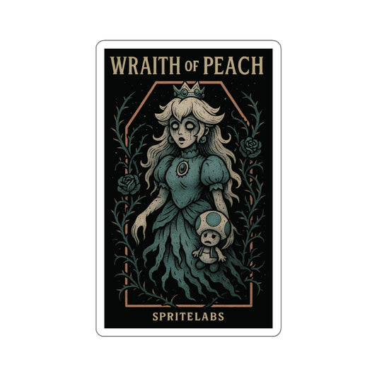 Wraith Of Peach Die-Cut Stickers