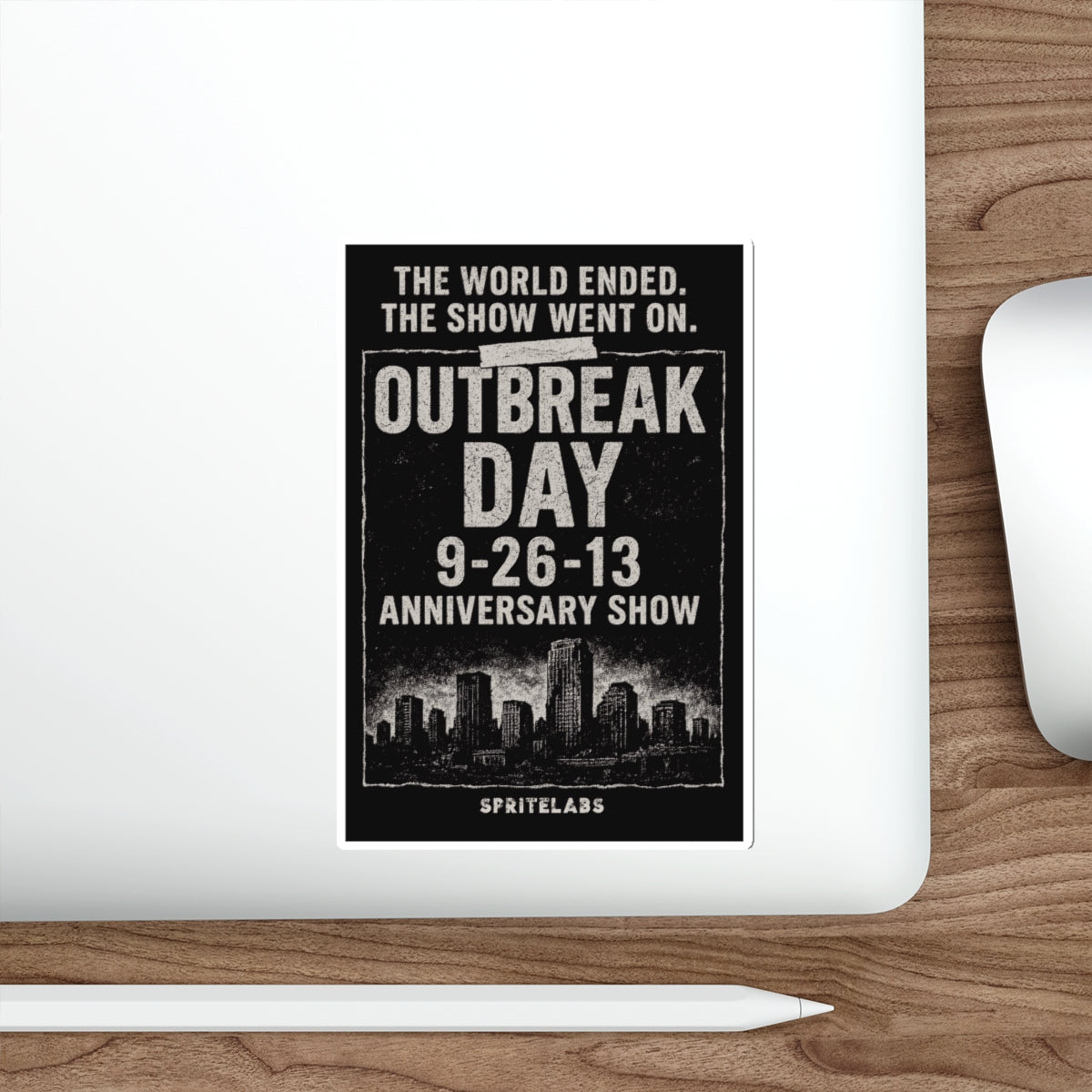 Outbreak Day Die-Cut Stickers