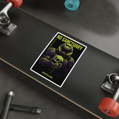 No Sanctuary Die-Cut Stickers