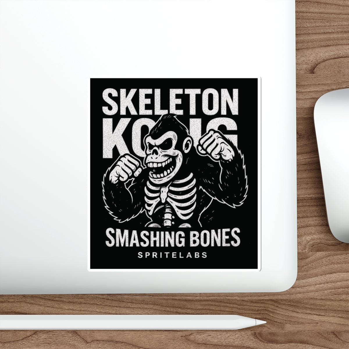 Skeleton Kong Die-Cut Stickers