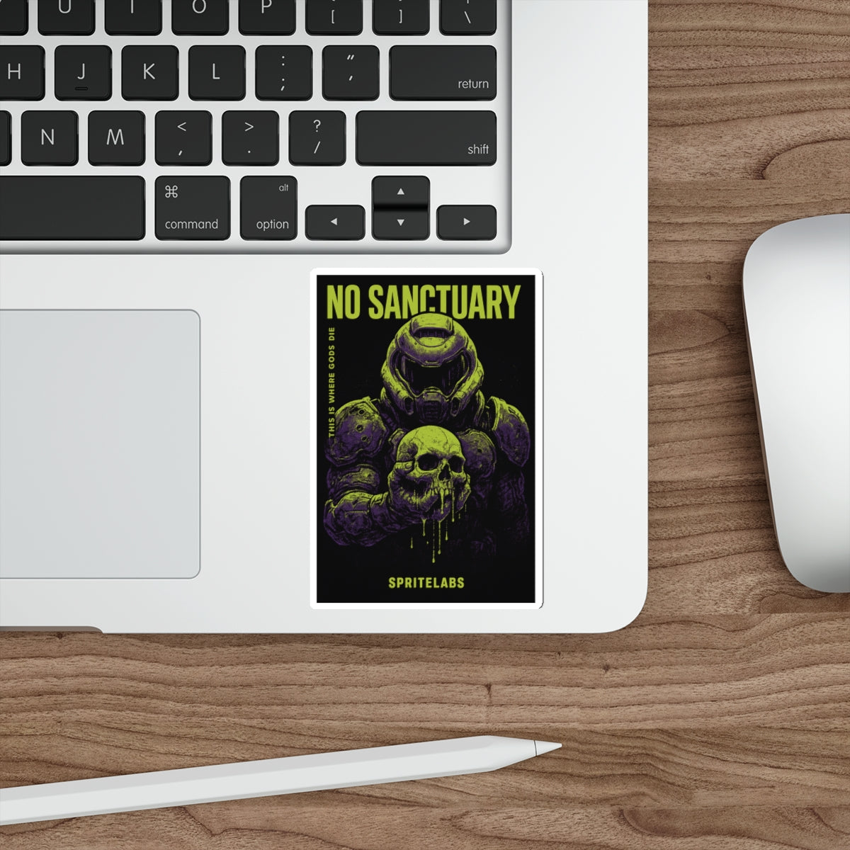 No Sanctuary Die-Cut Stickers