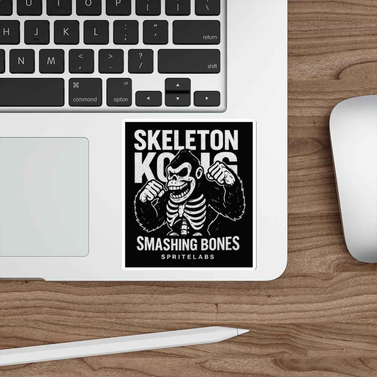 Skeleton Kong Die-Cut Stickers