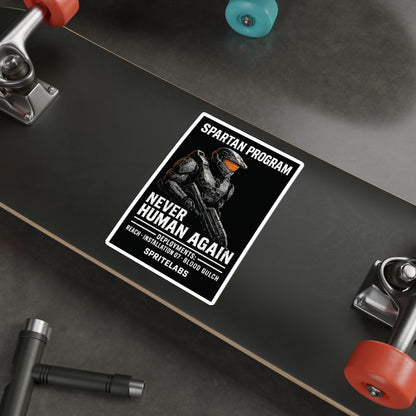 Spartan Program Die-Cut Stickers