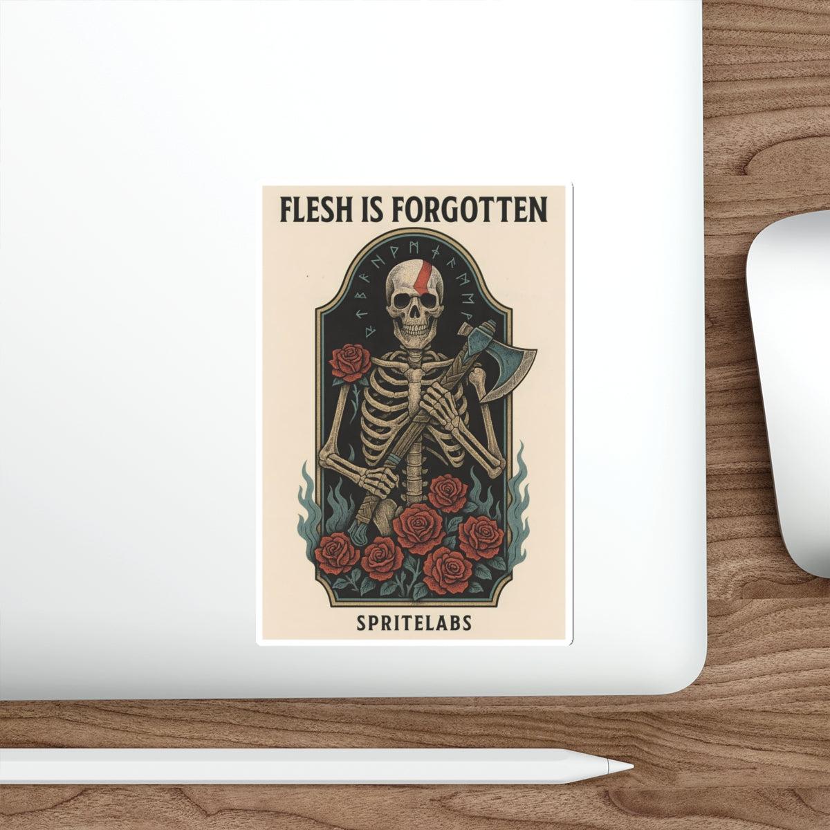Flesh Is Forgotten Die-Cut Stickers