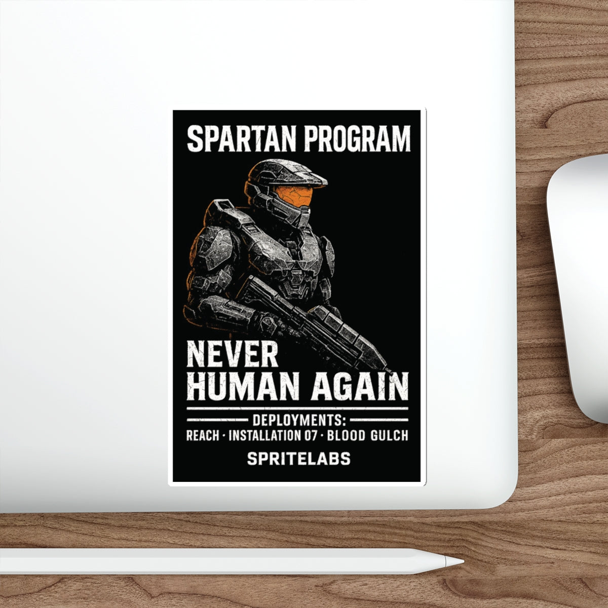 Spartan Program Die-Cut Stickers
