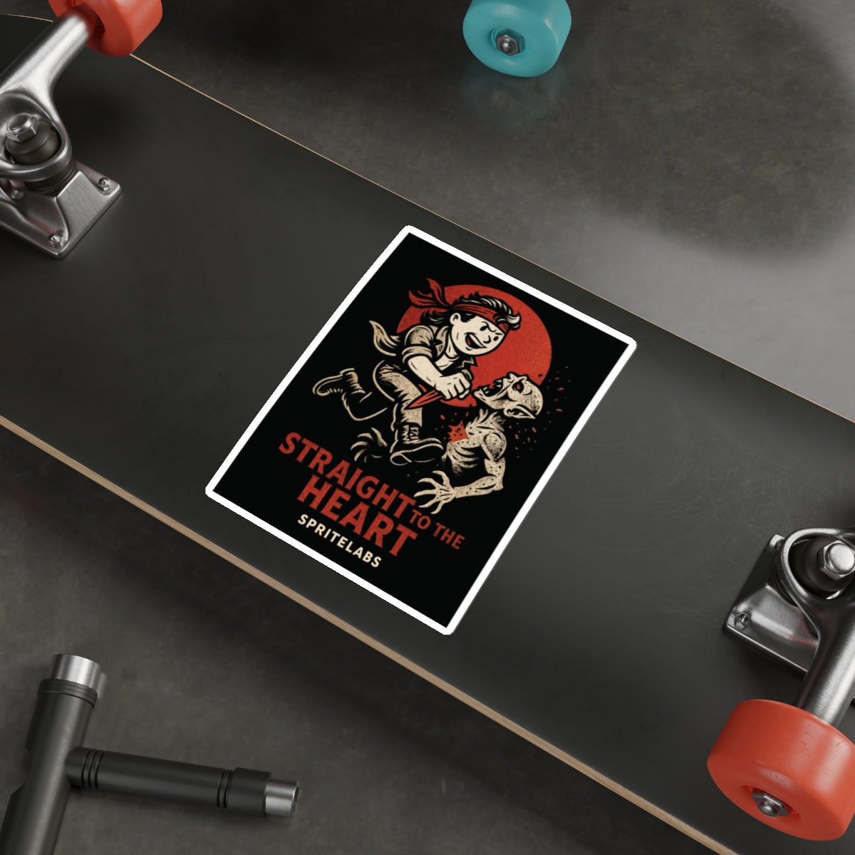 Straight To The Heart Die-Cut Stickers