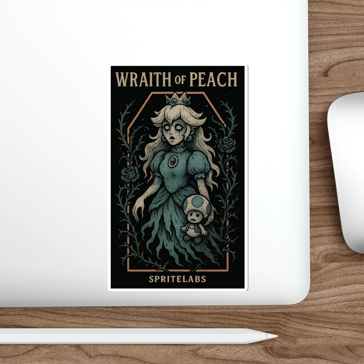 Wraith Of Peach Die-Cut Stickers