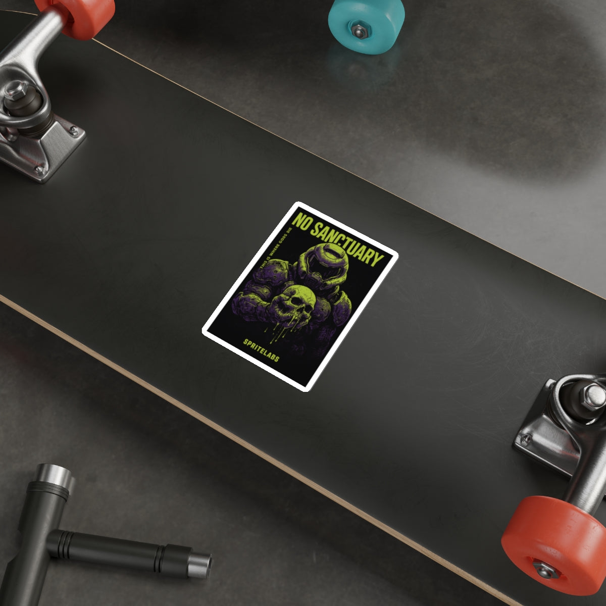 No Sanctuary Die-Cut Stickers