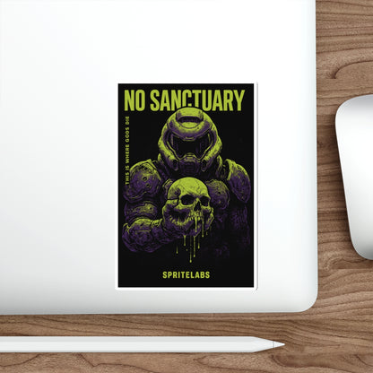 No Sanctuary Die-Cut Stickers