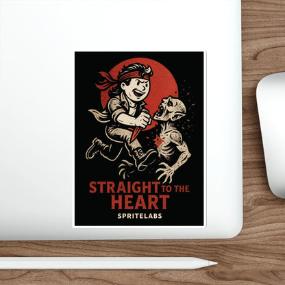 Straight To The Heart Die-Cut Stickers