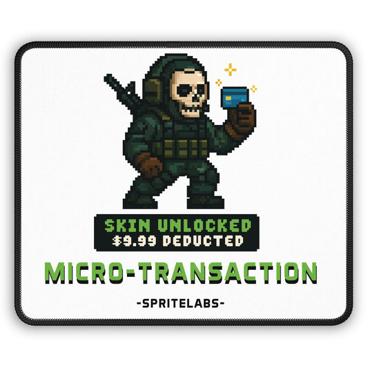Micro Transactions Gaming Mouse Pad