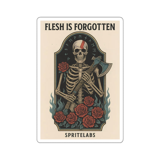 Flesh Is Forgotten Die-Cut Stickers
