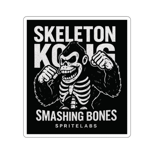 Skeleton Kong Die-Cut Stickers