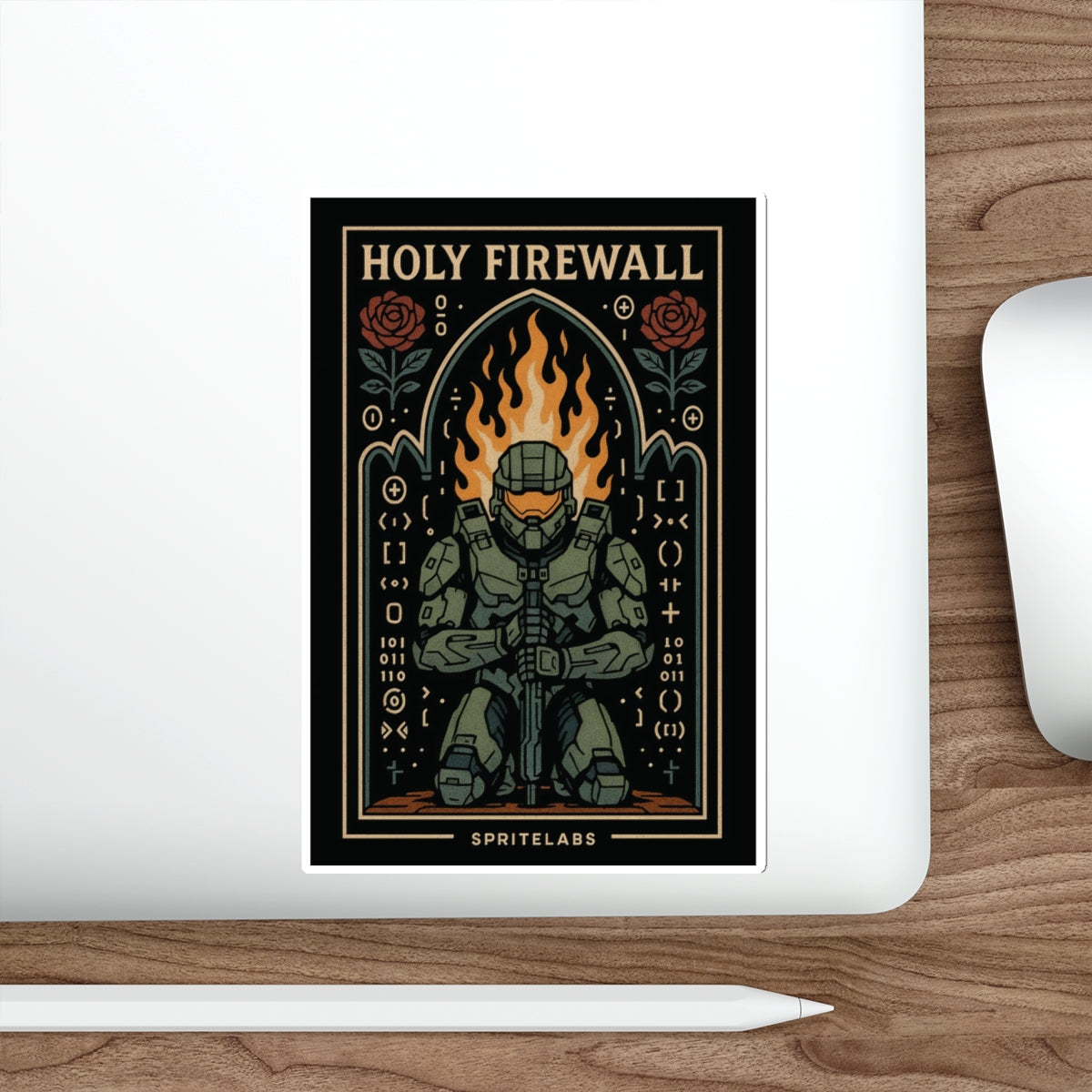 Holy Firewall Die-Cut Stickers