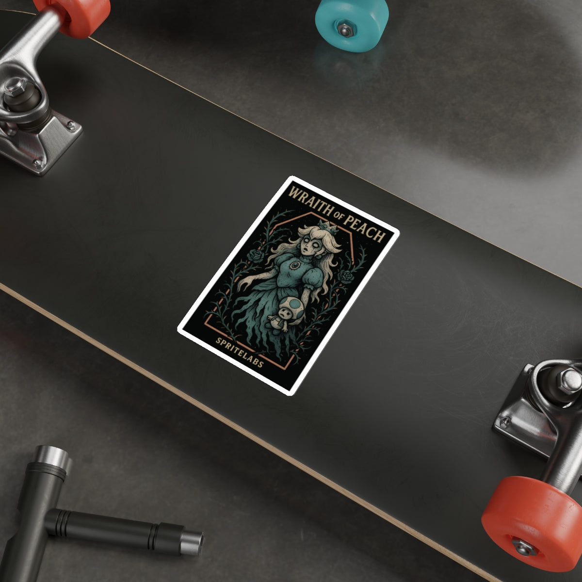 Wraith Of Peach Die-Cut Stickers
