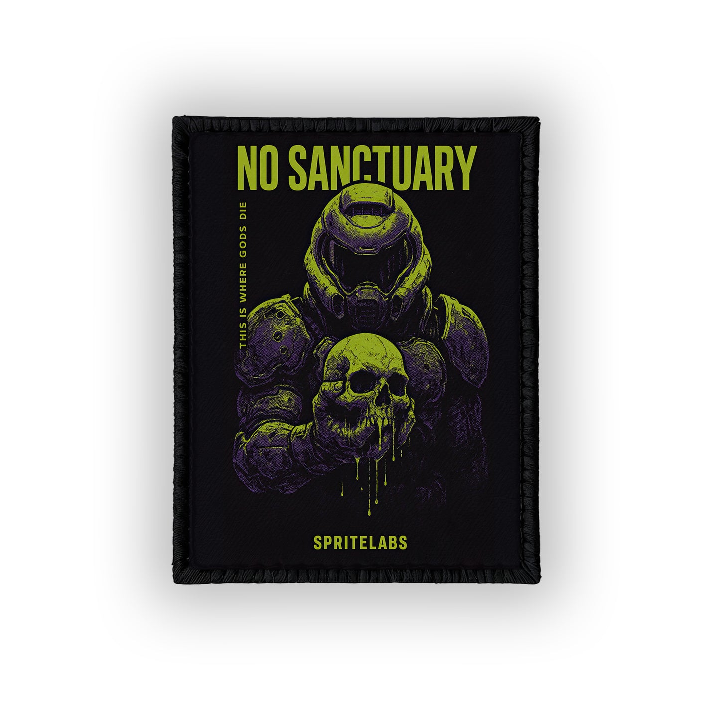 No Sanctuary Sublimation Patch - Limited Edition - 3" x 4"